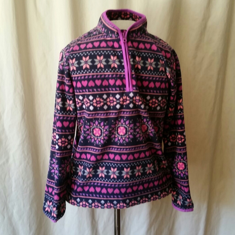OshKosh B'Gosh 12 Nordic print fleece